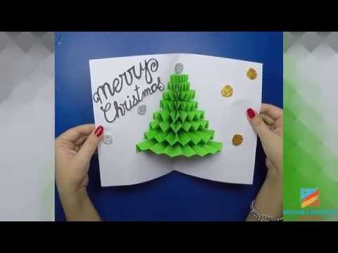 3D Christmas Pop Up Card | How to make a 3D Pop Up Christmas Card | DIY Tutorial