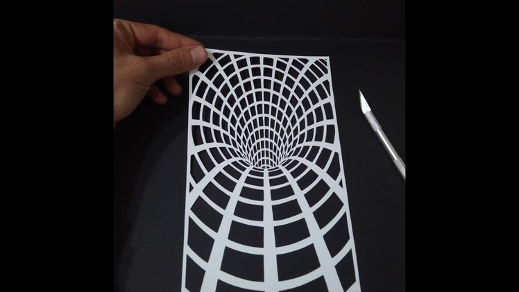 3D Paper Cutting Making. Paper Art