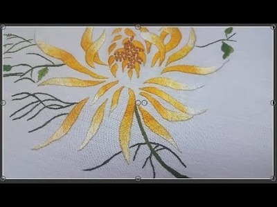 Cách Thêu Bông Cúc  { Lazy Daisy stitch } Hand Embroidery