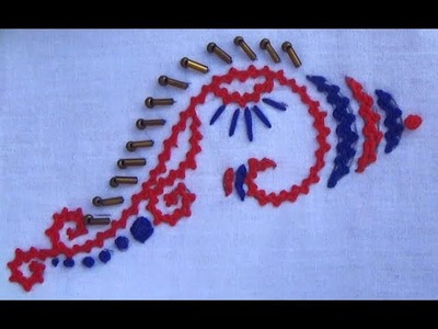 Hand Embroidery | BRAID STITCH | A beautiful Stitch design