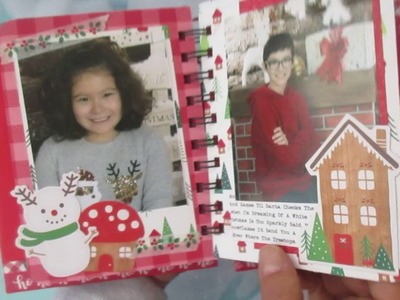 Scrapbook Christmas Mini Album: Home for the Holidays