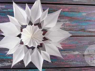 Snowflake 3d easy DIY tutorial *)