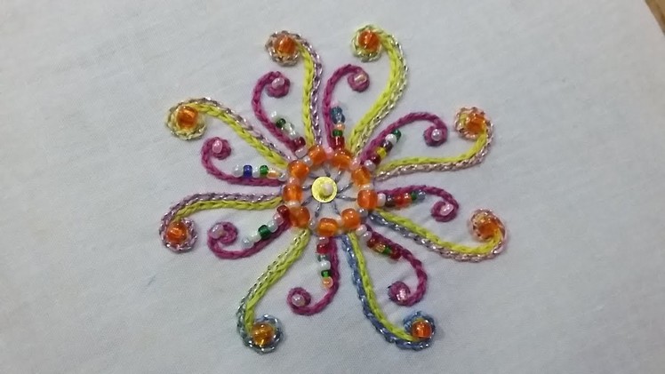 Hand embroidery and bead work