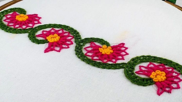 Hand Embroidery Border Designs for Kameez. Kurtis. Blouse. Sarees