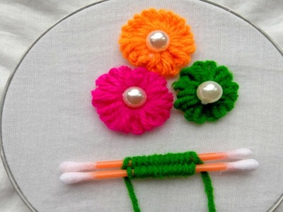 Hand embroidery. Easy hand embroidery. Tricks for Beginner. useful & easy