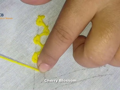 Hand Embroidery : Knotted Embroidery Stitches by cherry blossom.