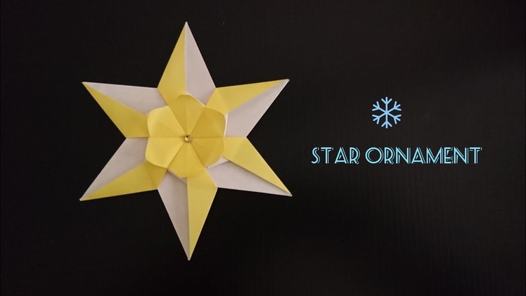 Origami 6-point Star for Christmas 折纸六角星 (2)