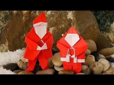 ORIGAMI SANTA CLAUSE (Tutorial) Designed by Steve and Megumi Biddle