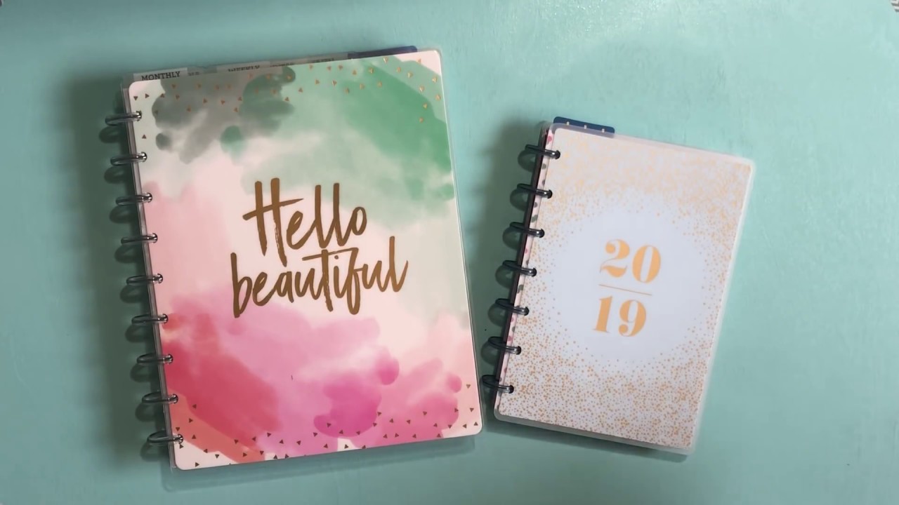 2019 Happy Planner Setup and Flip-through, Franken-planning with ...