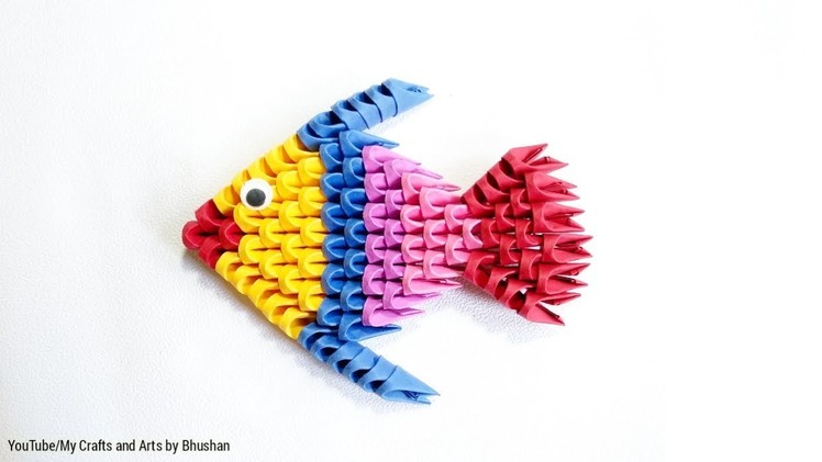 3d Origami Fish