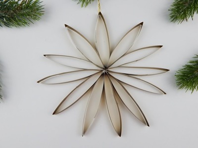 Christmas tree ornament star DIY Xmas Weihnachten Stern