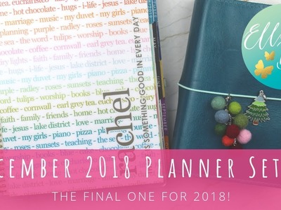 December 2018 Planner Set Up!