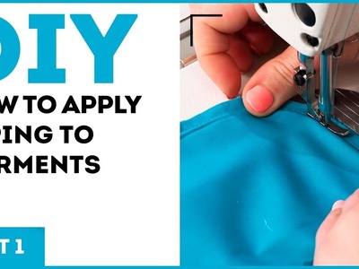 DIY: How to apply piping to garments. Bias binding tutorial.