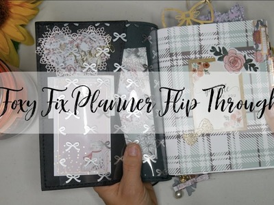 Flip With Me | Foxy Fix + The Planner Society Flip Through | The Sensible Mama