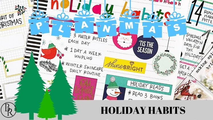 Holiday Habits Planner Page. PLANMAS Day 10 | Plans by Rochelle