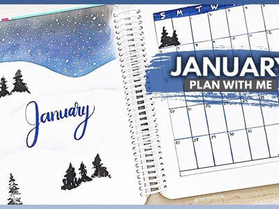 January 2019 Bullet Journal Setup | Plan With Me Layout | Planner Spread