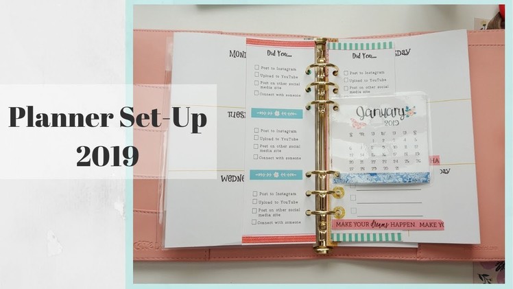 My Planner Set Up 2019