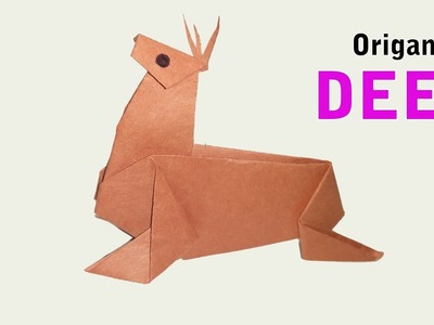 Origami Deer - Easy Paper Deer Folding Instructions - Origami Animals