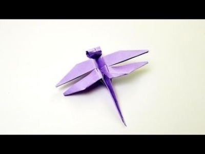 Origami DragonFly ???? V2 , Easy Origami Tutorial Seri