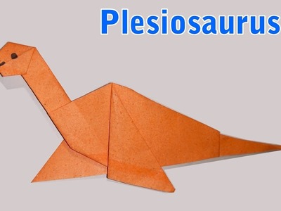 Origami Plesiosaurus - Paper Folding Dinosaur - Origami Arts