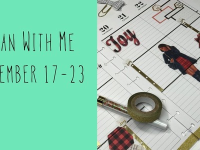Plan With Me December 17-23| Classic Happy Planner