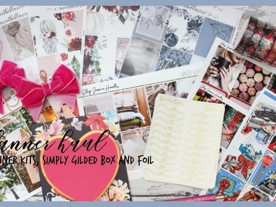 PLANNER HAUL ll KITS, SIMPLY GILDED SUB BOX, AND FOIL