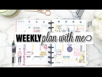 Weekly Plan With Me | Classic Happy Planner | At Home With Quita