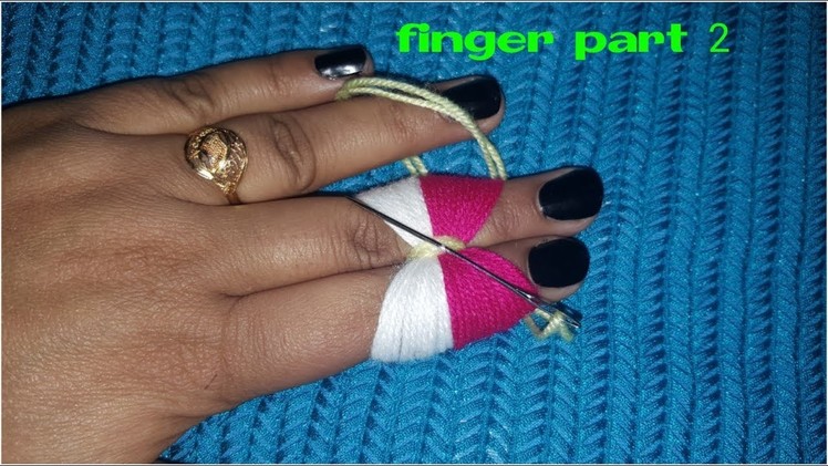 Amazing Trick Finger Part 2 Hand Stitch Design