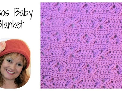Besos Baby Blanket Free Crochet Pattern