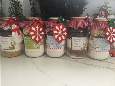 Cookie in a jar. Christmas homemade Edible Gift ideas ???? ????????⛄????????