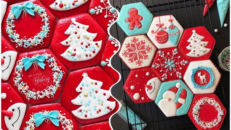 #cookies #cookieart #Christmas How to decorate Christmas cookies ❤️❄️❤️