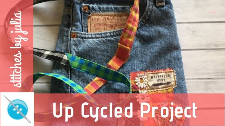 Crossbody Purse Made from Jeans! An Up Cycled Project