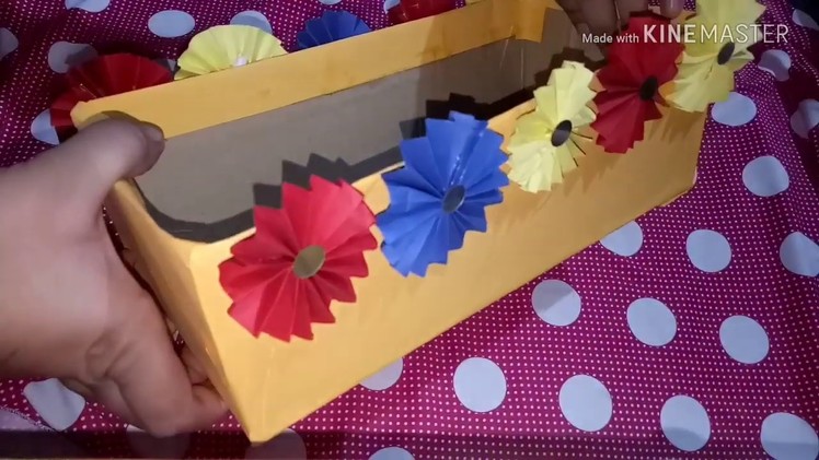 Decoration idea with shoes box for kids very easy || organizer for kids ||