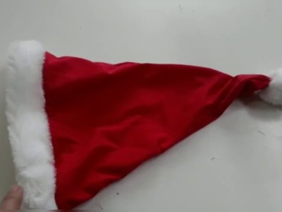 DIY - Touca do Papai Noel