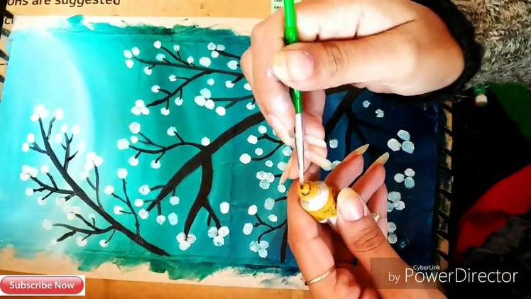 DIY Very Easy Beautiful beginners Oil painting.Easy way to make oil painting at home. #tulikajagga