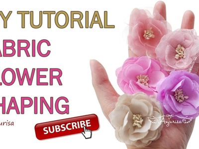 Flower Making using Fabric - Flower Shaping Tools