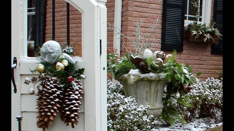 GardenStyle with Sara Antin Winter Wonderland Windowbox and Winter Swag BetterKC Segment