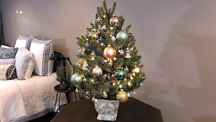 How To Decorate A Small Table Top Christmas Tree Video - Tree Stand Idea