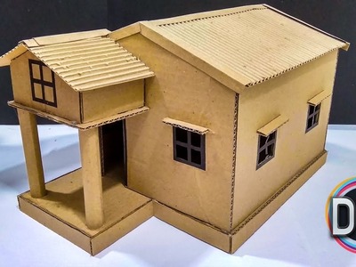 How To Make a Beautiful Cardboard House (Very Easy DIY)