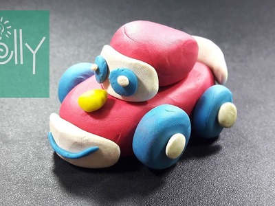 How to make a car clay marking toys for kids, Car clay modelling for kids
