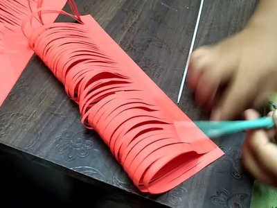 How to make paper flower easily