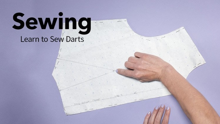 Learn to Sew a Dart Using a Basic Bodice Pattern