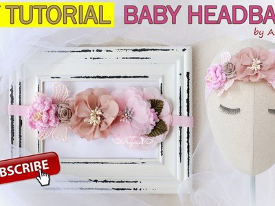 Make Baby Headband with Anjurisa #2 - Ruffle Fabric Flowers