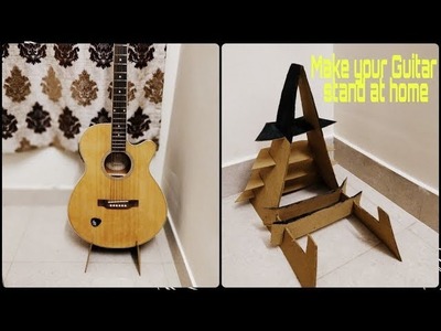 Make your Guitar Stand at Home | Cool Guitar Stand DIY