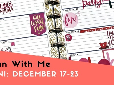 Plan with Me - Mini Happy Planner December 17-23