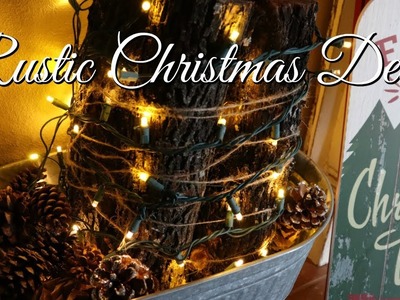 Rustic Lighted Christmas Decor | Warm & Cozy Home Decor
