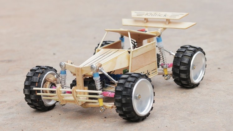 Amazing DIY! How To Make RC Monster Truck 4x4 Car Toy At Home