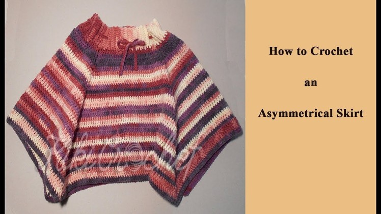 Crochet Easy Asymmetrical Skirt