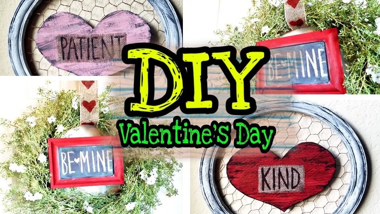 DIY Dollar Tree Valentine's Day Rustic Farmhouse Decor