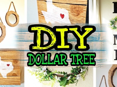 DIY Farmhouse Home Decor. DIY Dollar Tree